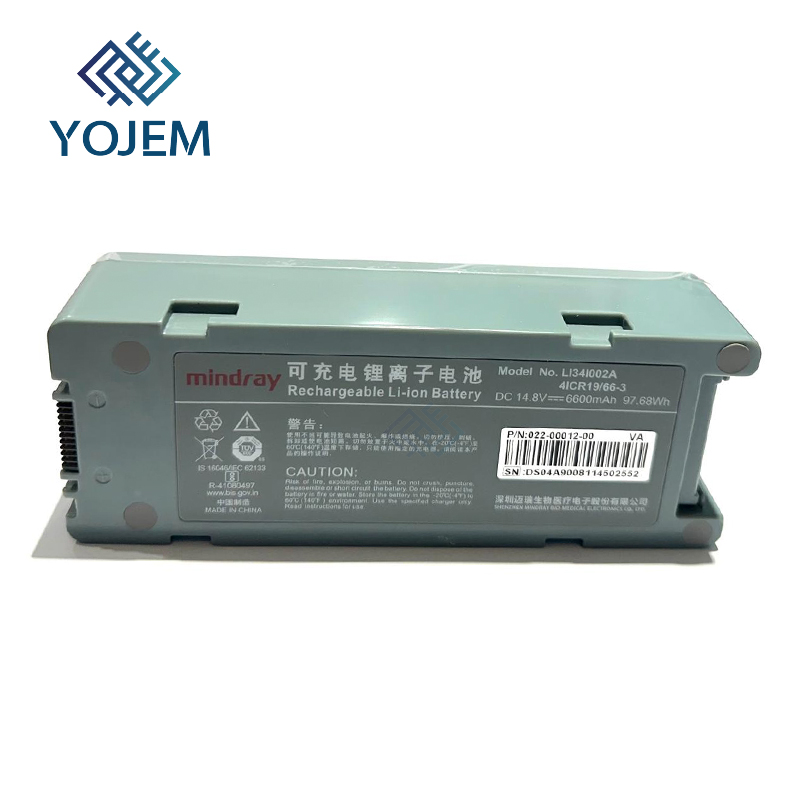 BATERIA PARA DESFIBRILADOR MINDRAY D5 y D6 14.8V 6600 MAH REF: LI341002A