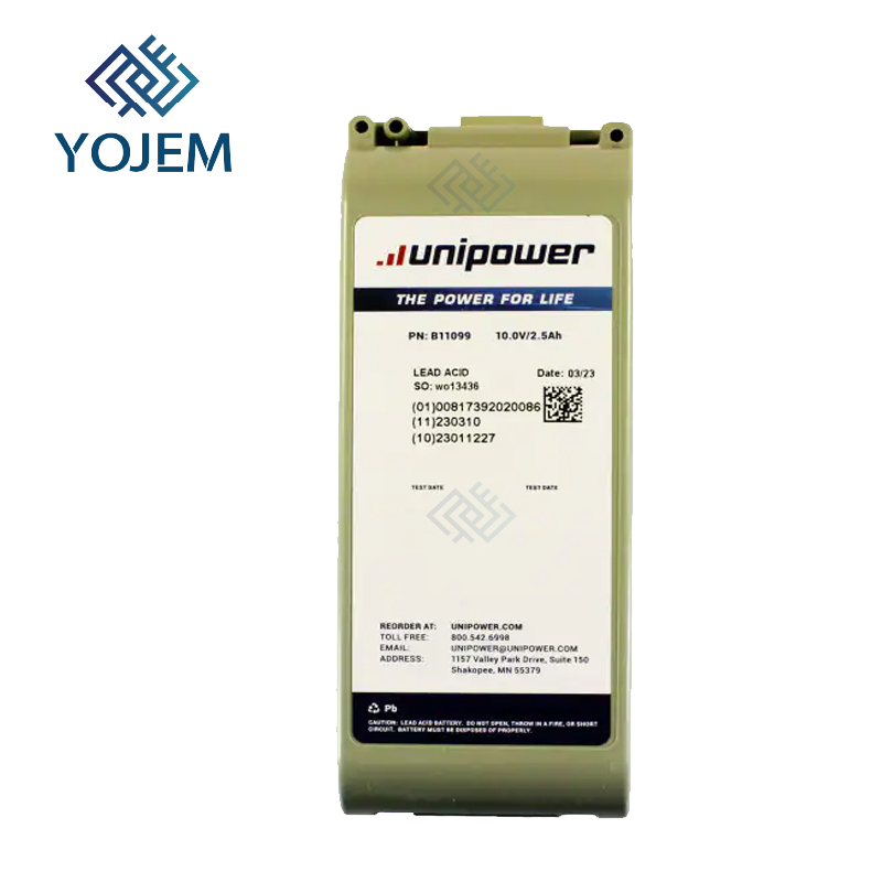 BATERIA PARA ZOLL M SERIES 10.0 V 2.5 AH UNIPOWER REF: B11099 COMPATIBILIDAD: PD1400, 1600,1700,2000 Y 4410