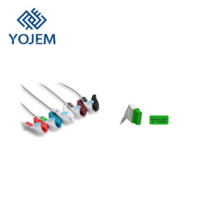 CABLE ECG NIHON KODHEN DE 5 DERIVACIONES PINCH (5/AHA)  REF: ECGNKCLUFEPCH