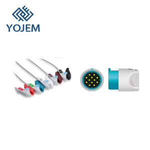 CABLE ECG LIFEPACK DE 5 DERIVACIONES PINCH (5/AHA) REF: 23275PCH