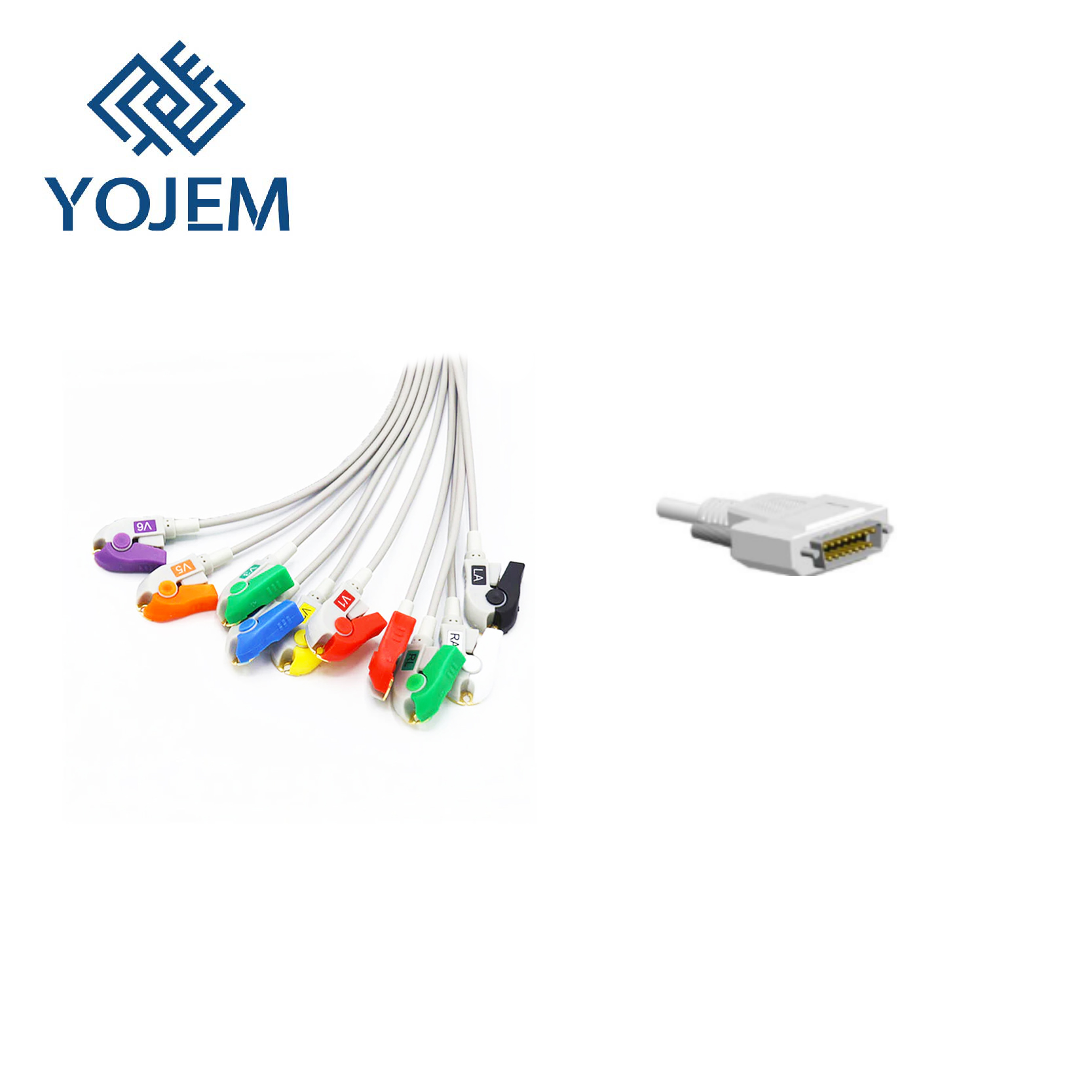 CABLE EKG DE 10 DERIVACIONES PINCH NIHON KHODEN REF: EKGNIHONRECPCH