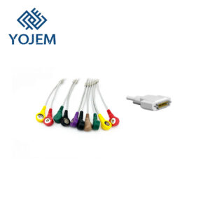 CABLE EKG DE 10 DERIVACIONES SNAP NIHON KHODEN REF: EKGNIHONRECLED