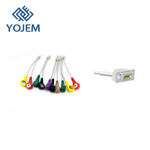 CABLE EKG DE 10 DERIVACIONES SNAP SIEMENS HELLIGE REF: Curbell CB-721011RLED